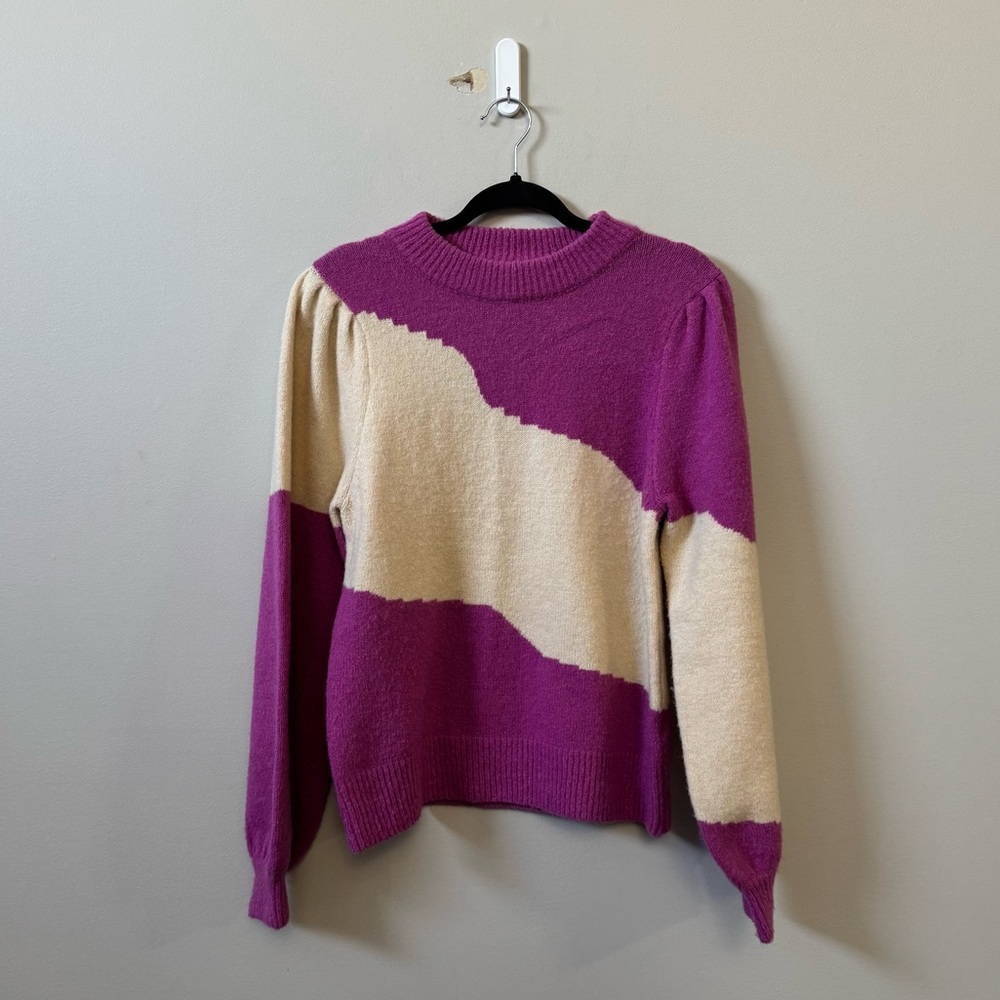 FRNCH Paris women’s pullover knit alpaca wool blend sweater